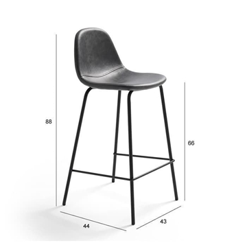 Taburete Oslo desmontado - Imagen 1